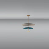 Feel Suspension by Penta, Color: Light Grey - Foscarini, Sand-Masiero, Brick-Penta, Bordeaux-Penta, Petroleum - Foscarini, Dark Green-Penta, Dark Blue-Axo Light, Finish: Matt Graphite-Penta, Matt Gold-Penta, Matt Rose Gold-Penta, Size: Small, Medium, Large | Casa Di Luce Lighting