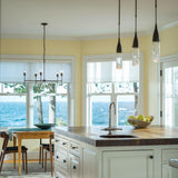 Fritz Pendant Light by Hubbardton Forge, Finish: Mahogany-Hubbardton Forge, Bronze, Dark Smoke-Hubbardton Forge, Burnished Steel-Hubbardton Forge, Black, Natural Iron-Hubbardton Forge, Gold, Vintage Platinum-Hubbardton Forge, Soft Gold-Hubbardton Forge, Sterling-Hubbardton Forge, Overall Height: 29.30" - 36.90", 36.10" - 47.80", 47.10" - 63.00", | Casa Di Luce Lighting