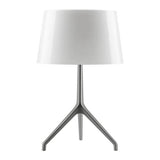 Lumiere XX Table Lamp by Foscarini, Color: Grey, White, Finish: Aluminum, Black Chrome, Size: Small, 2X-Large | Casa Di Luce Lighting