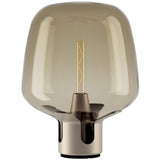 Champagne-Honey-Medium Flar Table/Floor Lamp by Lodes