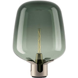 Champagne-Turquoise-Large Flar Table/Floor Lamp by Lodes