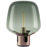 Terra-Turquoise-Medium Flar Table/Floor Lamp by Lodes