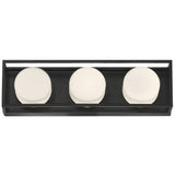 Rover Vanity Light By Eurofase, Size: Small, Finish: Black