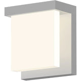 Glass Glow Indoor-Outdoor Sconce By Sonneman Lighting, Finish:Bright Satin Aluminum