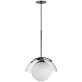 Domain Pendant Light By Studio M, Funish: Black Chrome