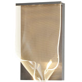 Rinkle LED Wall Sconce By ET2, Finish: Brushed Gunmetal
