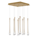 Stillo 9 Light Pendant, Finish: Gold