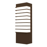 Tawa Indoor-Outdoor Sconce By Sonneman Lighting, Size: Small, Finish: Textured Bronze