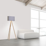 Belmont Floor Lamp, Finish: Silverdale Oak