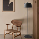 Zile Floor Lamp By LucePlan, Finish: Matt Black
