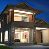 35887 Small Outdoor LED Surface Mount by Eurofase, Color: Black, Silver, , | Casa Di Luce Lighting