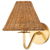 Issa Wall Sconce By Mitzi, Finish: Aged Brass