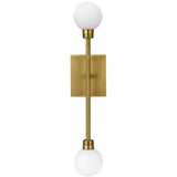 Mara Wall Light By Tech Lighting , Finish: White/Aged Brass