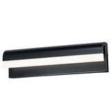 Waterfall Bath Bar By ET2, Width: 18'', Finish: Black