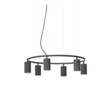 Donna Circle Pendant by Pholc, Size: Small, Finish: Black Ink, | Casa Di Luce Lighting