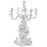 Burlesque Chimp Candle Holder By Seletti, Finish: White