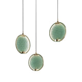 Horo S3 Suspension By Masiero, Finish: Green