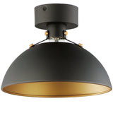 Dawn Flushmount By Studio M, Finish: Antique Brass Black