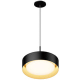 Echo Pendant Light By Studio M, Finish: Black Gold, Size: Small