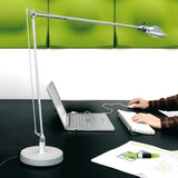 Berenice Large Table Lamp by Luceplan, Color: White Satin, Pink, Yellow, Sage Green - Foscarini, Black, Aluminium - Foscarini, Finish: Aluminum, Black, | Casa Di Luce Lighting