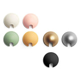 Berenice Wall Lamp by Luceplan, Color: White Satin, Pink, Yellow, Sage Green - Foscarini, Aluminium - Foscarini, Black, Finish: Aluminum, Black, Size: Small, Large | Casa Di Luce Lighting