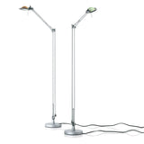 Berenice Floor Lamp by Luceplan, Color: White Satin, Pink, Yellow, Sage Green - Foscarini, Aluminium - Foscarini, Black, Finish: Aluminum, Black, | Casa Di Luce Lighting