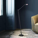 Berenice Floor Lamp by Luceplan, Color: White Satin, Pink, Yellow, Sage Green - Foscarini, Aluminium - Foscarini, Black, Finish: Aluminum, Black, | Casa Di Luce Lighting