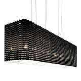 Black Plisse Chandelier by Luceplan