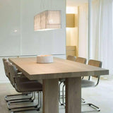Plisse Chandelier in Office