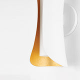 Josie Vanity Light By Mitzi - Gold Leaf/White Backplate Detailed View