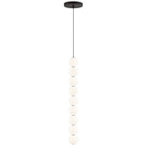 Orbet Pendant By Tech Lighting, Finish: Nightshade Black, Number of Lights: 9 Light