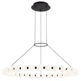 Orbet Chandelier By Tech Lighting, Size: Medium, Finish: Nightshade Black