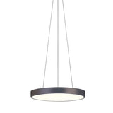 Pi LED Pendant By Sonneman Lighting, Size: Medium, Finish: Black Bronze