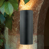 Ascoli Outdoor Wall Light by Eglo, Size: Small, Large, Finish: Stainless Steel, Black, | Casa Di Luce Lighting