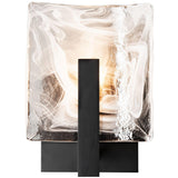 Small-Black Arc 1 Light Sconce by Hubbardton Forge