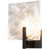Large-Black Arc 1 Light Sconce by Hubbardton Forge