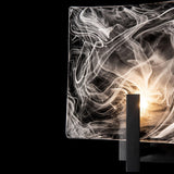 Large-Black Arc 1 Light Sconce by Hubbardton Forge