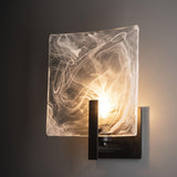 Large-Black Arc 1 Light Sconce by Hubbardton Forge