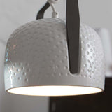 Bag Textured Pendant by Karman, Color: Textured Glossy Bronze-Karman, Textured Glossy White-Karman, Size: Small, Large, | Casa Di Luce Lighting