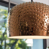 Bag Textured Pendant by Karman, Color: Textured Glossy Bronze-Karman, Textured Glossy White-Karman, Size: Small, Large, | Casa Di Luce Lighting