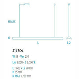 Tile Suspension Lamp by Casa Di Luce Collection