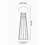 Aerostat Floor Lamp by Fabbian, Finish: Black, Copper, Brass, Size: Small, Large, | Casa Di Luce Lighting