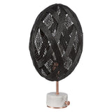 Chanpen Diamond Table Lamp by Forestier, Color: White, Black, Natural-Forestier, Finish: Copper, Gunmetal - Tech, Size: Small, Large | Casa Di Luce Lighting