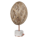 Chanpen Diamond Table Lamp by Forestier, Color: White, Black, Natural-Forestier, Finish: Copper, Gunmetal - Tech, Size: Small, Large | Casa Di Luce Lighting