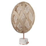 Chanpen Diamond Table Lamp by Forestier, Color: White, Black, Natural-Forestier, Finish: Copper, Gunmetal - Tech, Size: Small, Large | Casa Di Luce Lighting