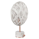 Chanpen Diamond Table Lamp by Forestier, Color: White, Black, Natural-Forestier, Finish: Copper, Gunmetal - Tech, Size: Small, Large | Casa Di Luce Lighting