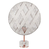 Chanpen Diamond Table Lamp by Forestier, Color: White, Black, Natural-Forestier, Finish: Copper, Gunmetal - Tech, Size: Small, Large | Casa Di Luce Lighting