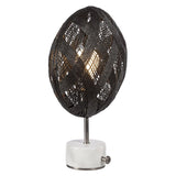 Chanpen Diamond Table Lamp by Forestier, Color: White, Black, Natural-Forestier, Finish: Copper, Gunmetal - Tech, Size: Small, Large | Casa Di Luce Lighting