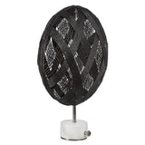 Chanpen Diamond Table Lamp by Forestier, Color: White, Black, Natural-Forestier, Finish: Copper, Gunmetal - Tech, Size: Small, Large | Casa Di Luce Lighting