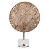 Chanpen Diamond Table Lamp by Forestier, Color: White, Black, Natural-Forestier, Finish: Copper, Gunmetal - Tech, Size: Small, Large | Casa Di Luce Lighting